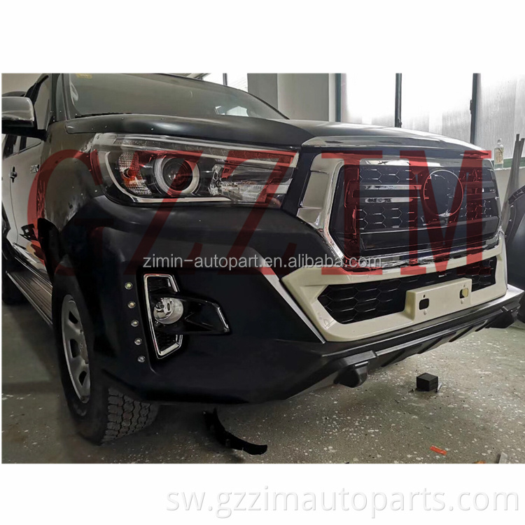 PP Injection Mould Body Kit Front Bumper Grill Fog lamp For R*vo  R*cco 2016+